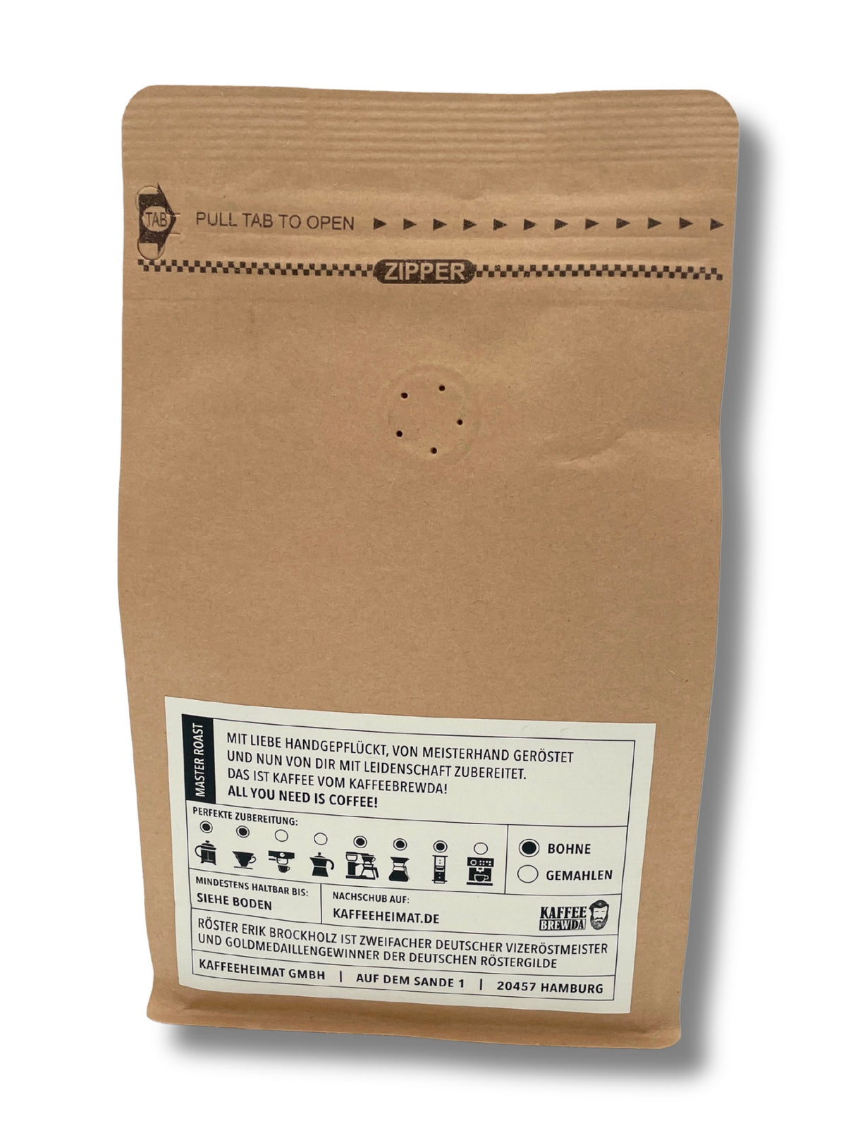Entkoffeinierter Arabica-Kaffee aus Kolumbien – kräftig und ausgewogen, erhältlich bei Dreyer Confiserie Hameln.