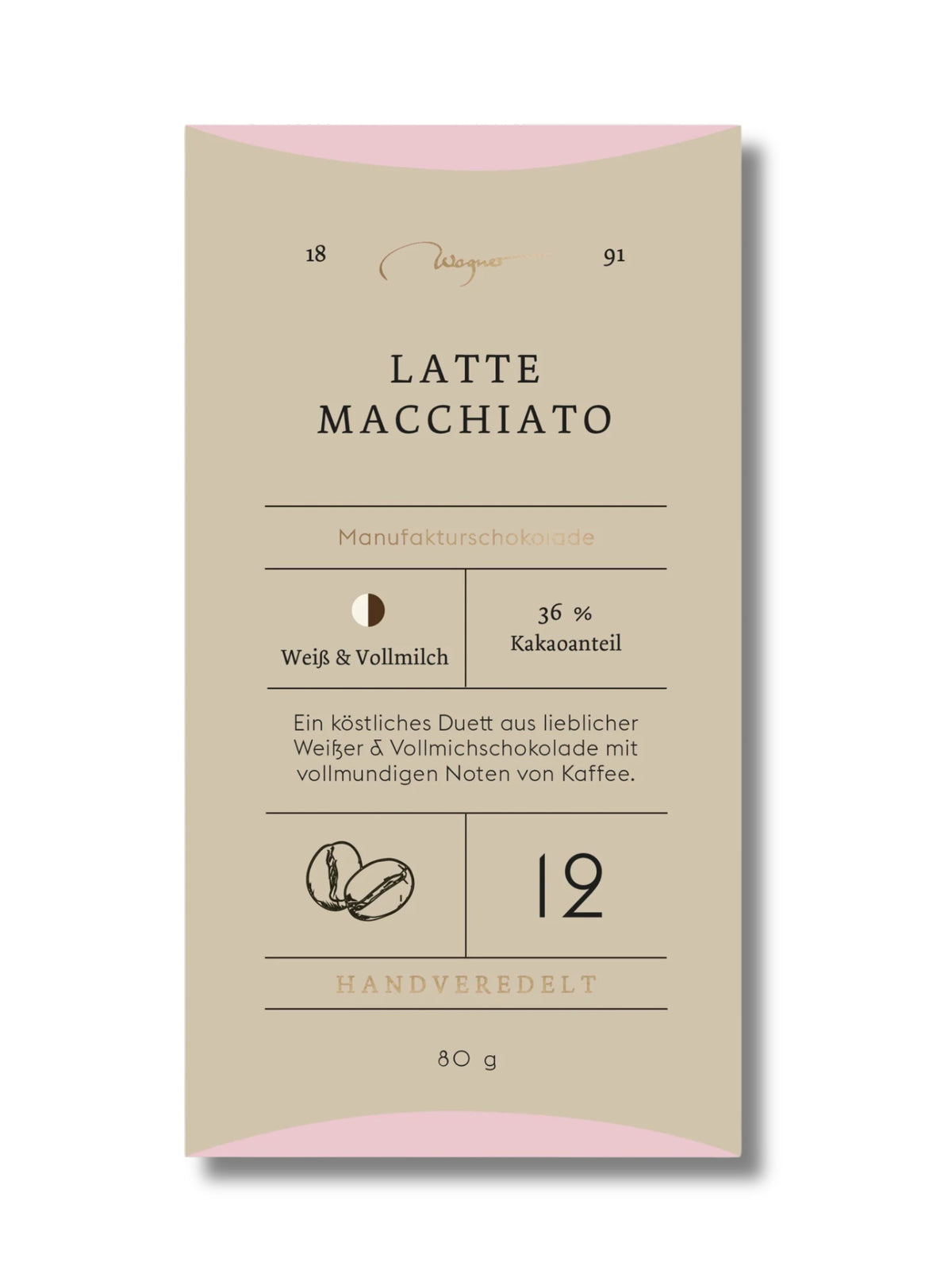 Wagner Pralinen Manufakturschokolade Latte Macchiato
