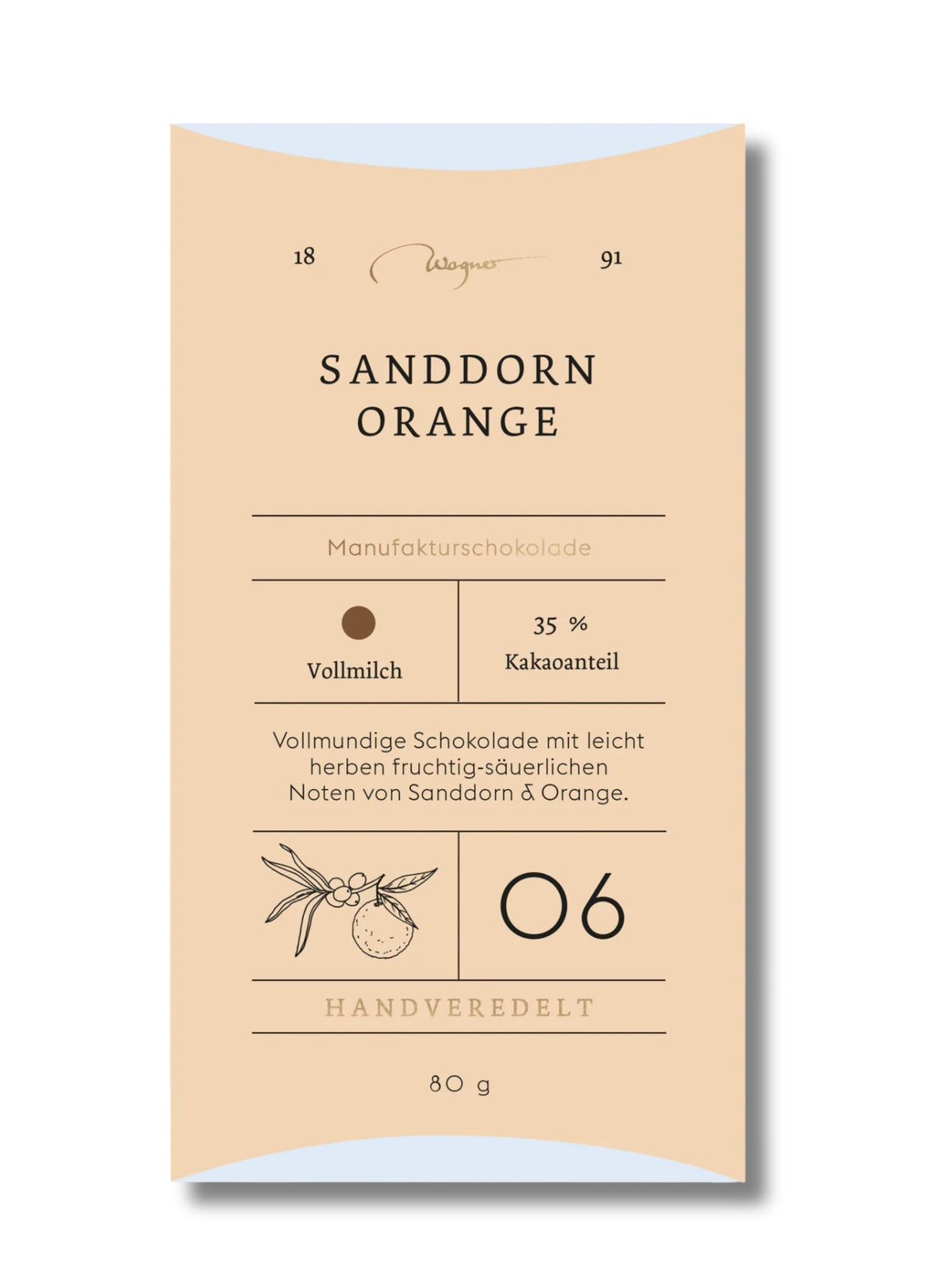 Wagner Manufakturschokolade Sanddorn Orange