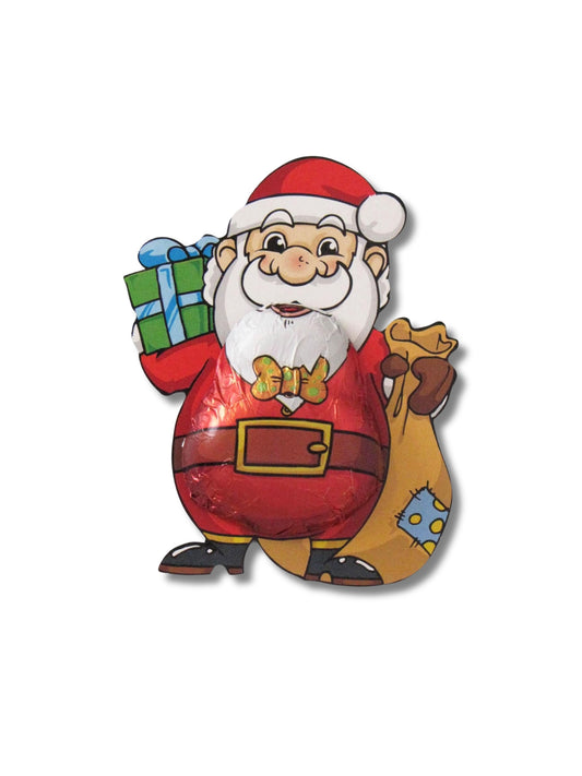 Storz Weihnachtsmann „Klausi“ Vollmilch 12,5 g – festliche Schokoladenfigur aus Edel-Vollmilchschokolade, ideal für Nikolaus, Weihnachten und den bunten Teller, erhältlich in der Dreyer Confiserie in der Rattenfängerstadt Hameln.
