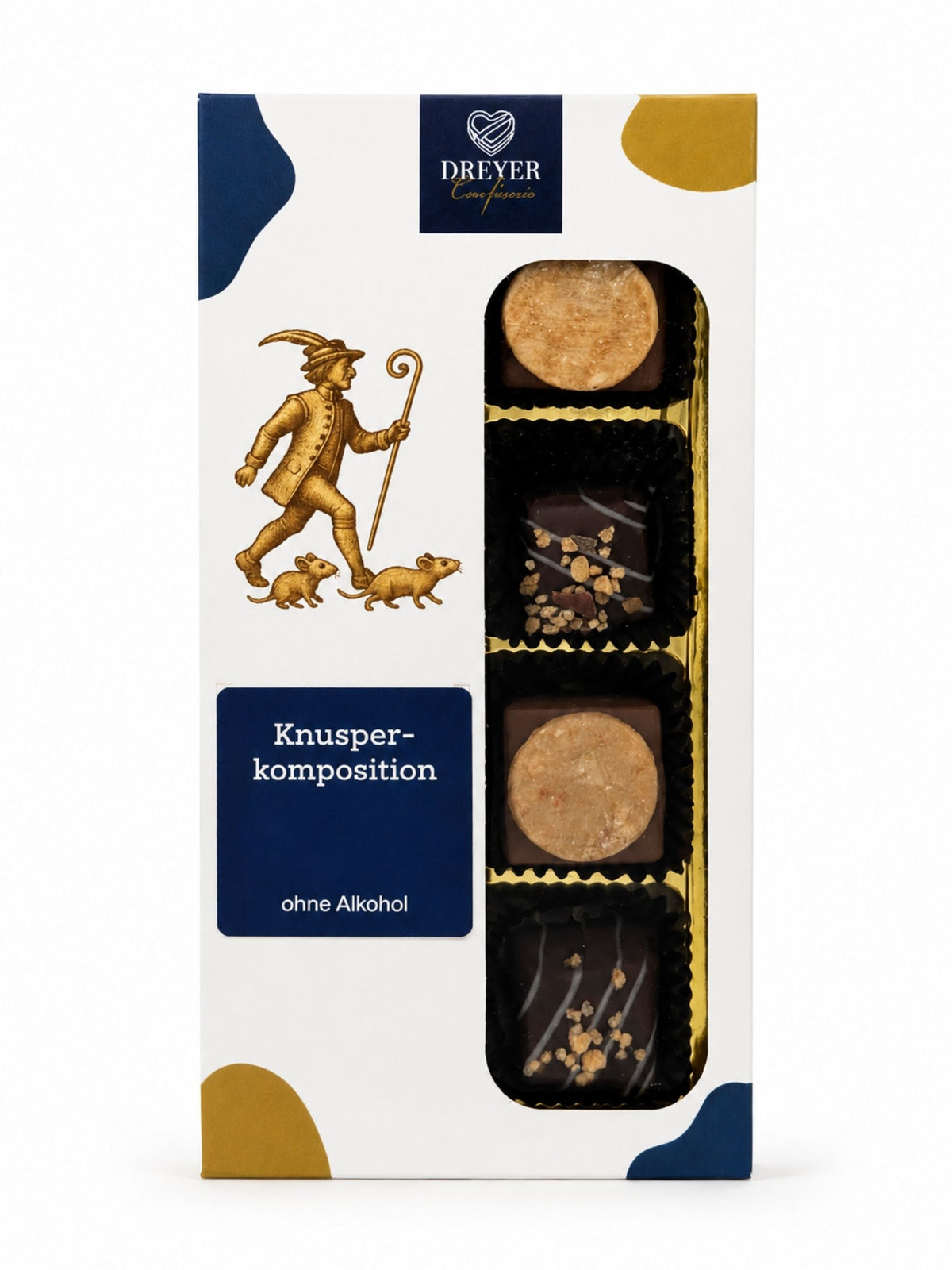 Knusperkomposition mit & ohne Alkohol 100g von der Dreyer Confiserie