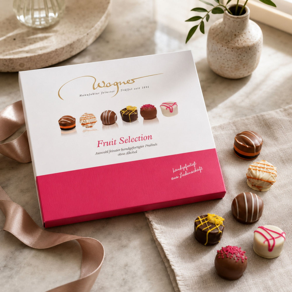Wagner Pralinés-Box kühl und trocken lagern – Tipp für Frische