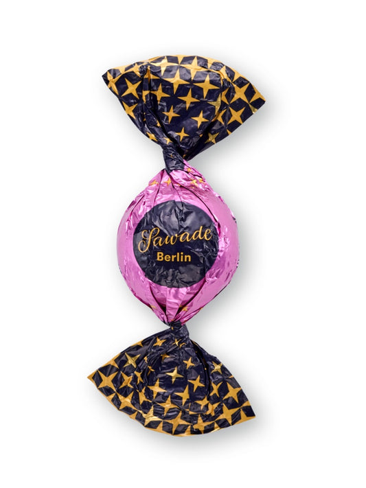 Sawade Marc de Champagne-Trüffel Kugel 16g – Vollmilchschokolade gefüllt mit feiner Trüffelcreme und edlem Marc de Champagne.