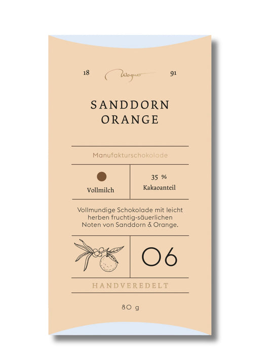 Wagner Manufakturschokolade Sanddorn Orange 