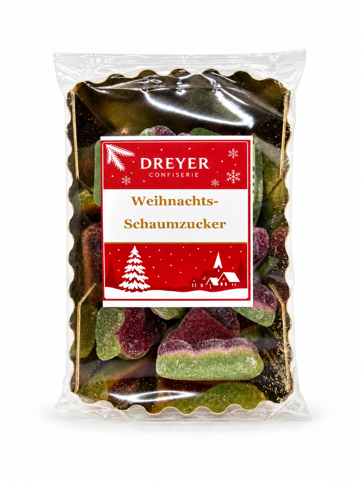 Weihnachts-Schaumzucker 150g von der Dreyer Confiserie 